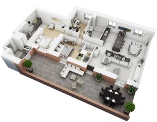 Best 3D floor plan generator: photorealistic rendering services