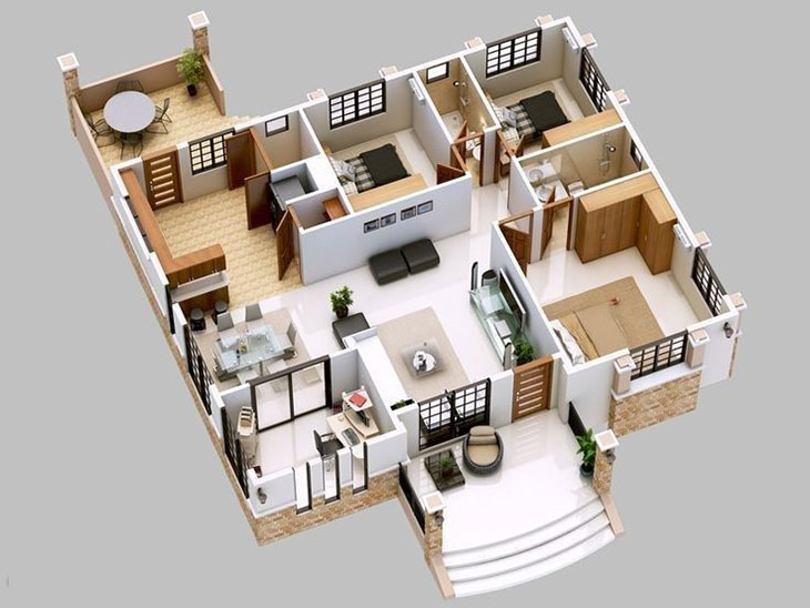 creating 3D floor plans online