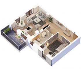 Quickly and easily solve your rendered floor plans