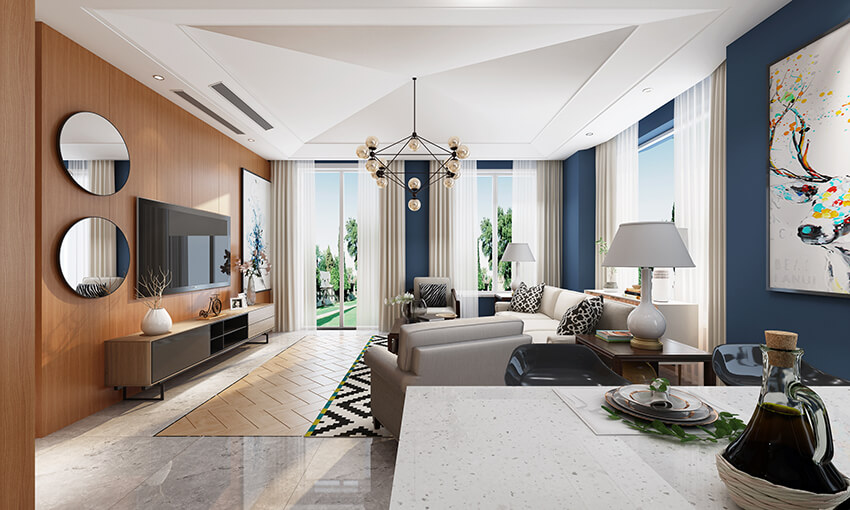 3D interior rentering