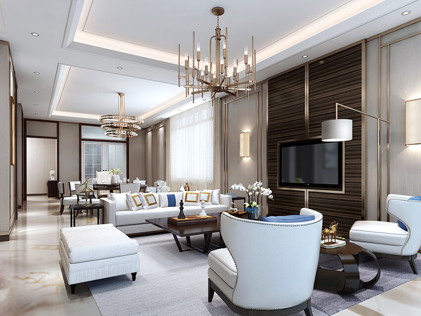 living room rendering