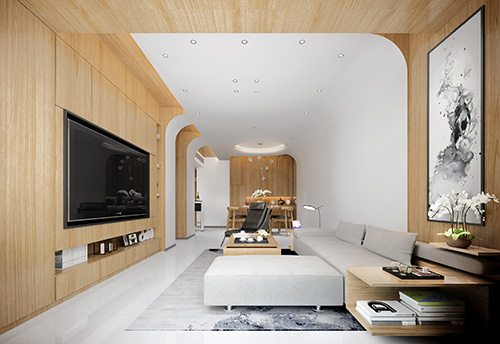 3D interior design rendering